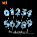 In Time Shipping Cake Decoration Light Blue Jumbo Number Cake Candle